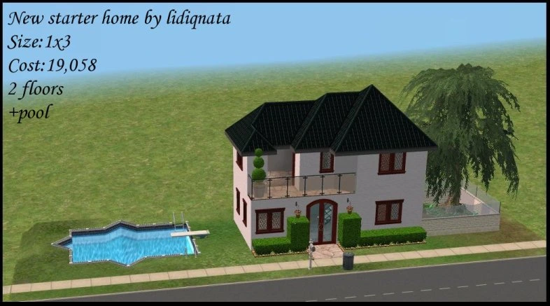 rock starter house by lidiqnata sims 2